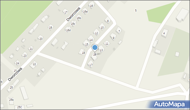 Osieczna, Osiedle Czaplińskiego Franciszka, ks., 16, mapa Osieczna