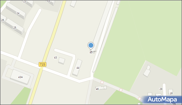 Osiedle Niewiadów, Osiedle Niewiadów, 45, mapa Osiedle Niewiadów