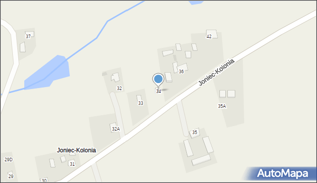 Osiek, Osiek, 34, mapa Osiek