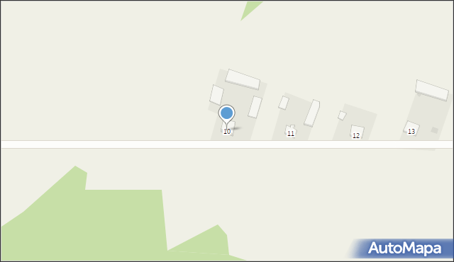 Osiek, Osiek, 10, mapa Osiek