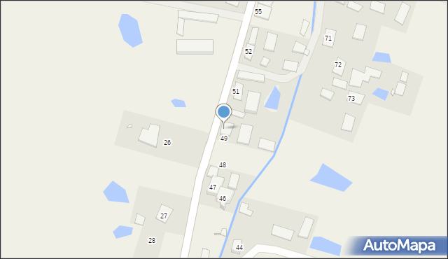 Osiek, Osiek, 50, mapa Osiek