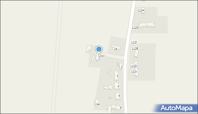 Osiek, Osiek, 1, mapa Osiek