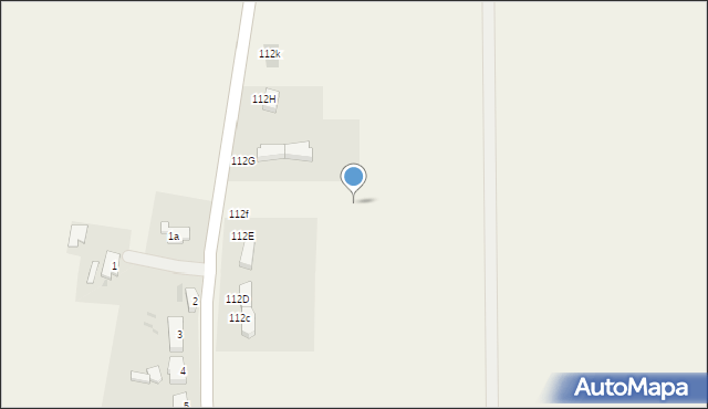 Osiek, Osiek, 112r, mapa Osiek