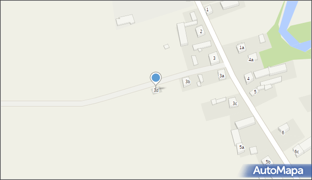 Osiek, Osiek, 3d, mapa Osiek