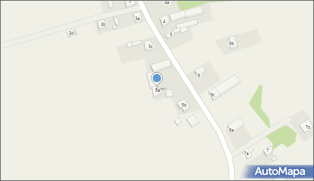 Osiek, Osiek, 5a, mapa Osiek