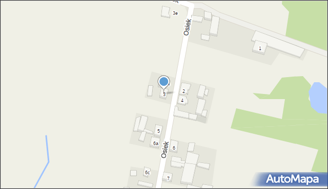 Osiek, Osiek, 3, mapa Osiek