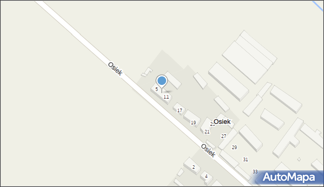 Osiek, Osiek, 9, mapa Osiek