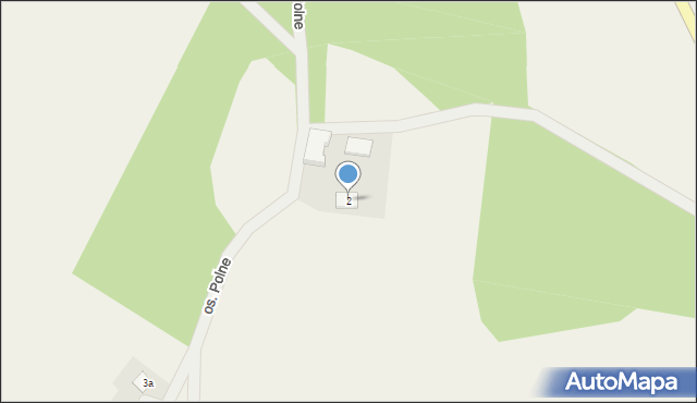 Osiek, Osiedle Polne, 2, mapa Osiek