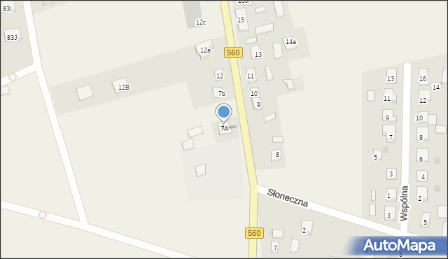 Osiek, Osiek, 7A, mapa Osiek