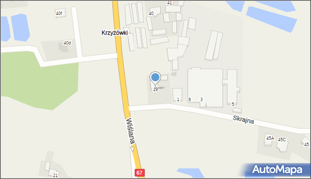 Osiek, Osiek, 19, mapa Osiek