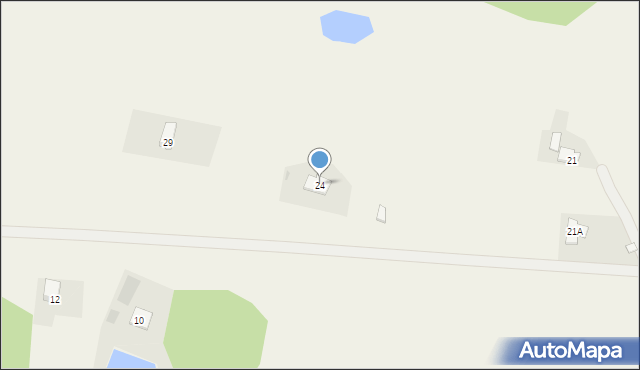 Osiek, Osiek, 24, mapa Osiek