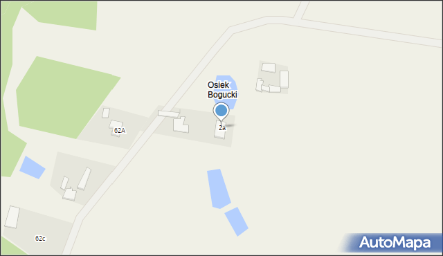 Osiek, Osiek, 2a, mapa Osiek