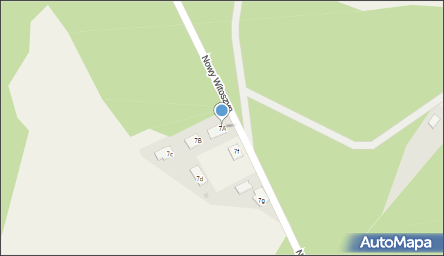 Osiek, Osiek, 7A, mapa Osiek