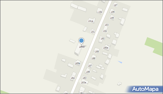 Osiek, Osiek, 185G, mapa Osiek