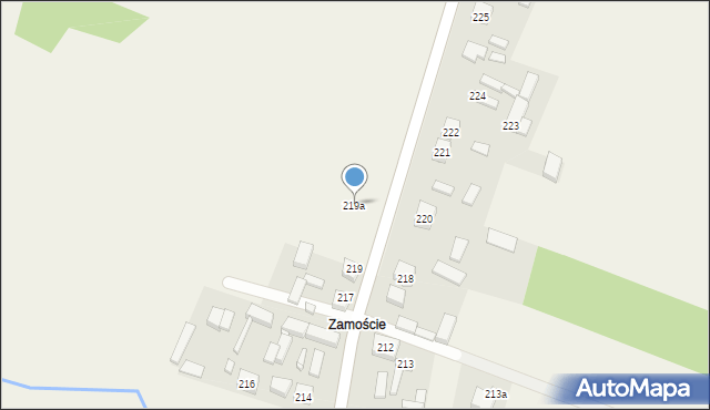 Osiek, Osiek, 219a, mapa Osiek