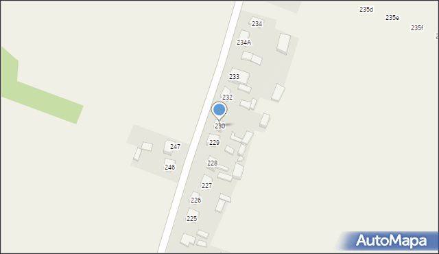 Osiek, Osiek, 230, mapa Osiek