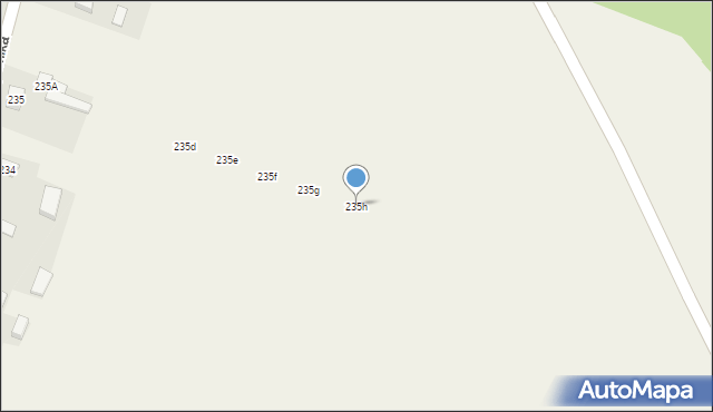 Osiek, Osiek, 235h, mapa Osiek