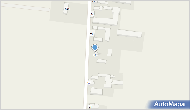 Osiek, Osiek, 56, mapa Osiek
