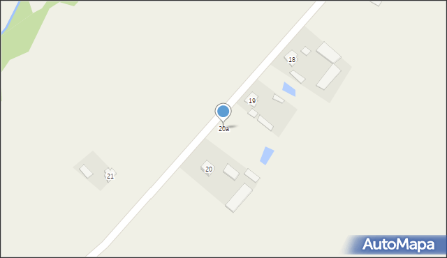 Osiek-Aleksandrowo, Osiek-Aleksandrowo, 20a, mapa Osiek-Aleksandrowo