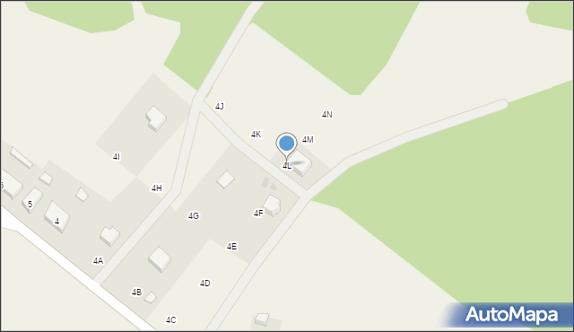 Osiek Drawski, Osiek Drawski, 4L, mapa Osiek Drawski