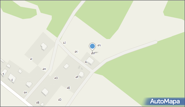 Osiek Drawski, Osiek Drawski, 4M, mapa Osiek Drawski