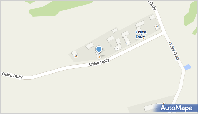 Osiek Duży, Osiek Duży, 3, mapa Osiek Duży