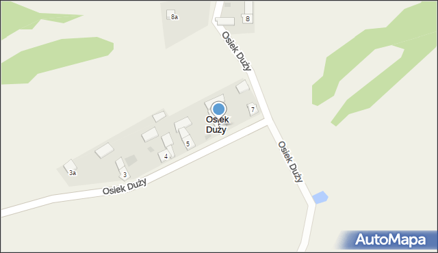 Osiek Duży, Osiek Duży, 6, mapa Osiek Duży