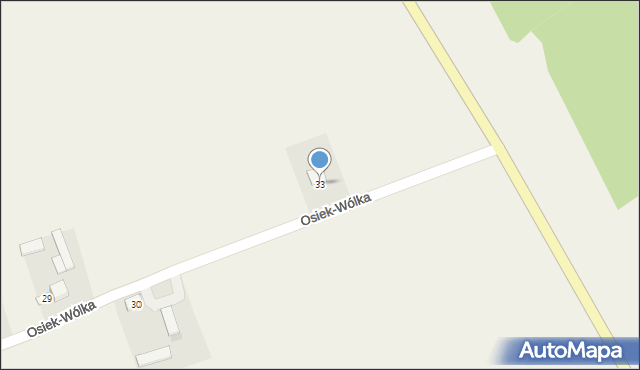 Osiek Górny, Osiek Górny, 33, mapa Osiek Górny