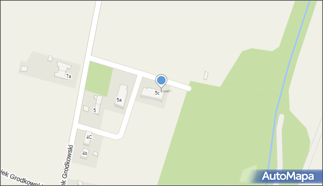 Osiek Grodkowski, Osiek Grodkowski, 5d, mapa Osiek Grodkowski
