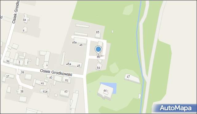 Osiek Grodkowski, Osiek Grodkowski, 60, mapa Osiek Grodkowski