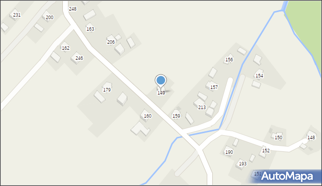 Osiek Jasielski, Osiek Jasielski, 149, mapa Osiek Jasielski