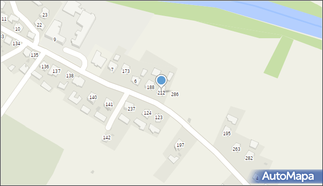 Osiek Jasielski, Osiek Jasielski, 212, mapa Osiek Jasielski