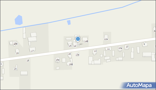 Osiek Wielki, Osiek Wielki, 14a, mapa Osiek Wielki