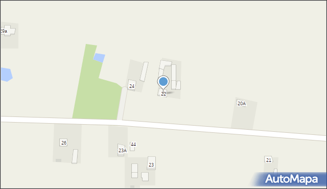 Osiek-Włostybory, Osiek-Włostybory, 22, mapa Osiek-Włostybory