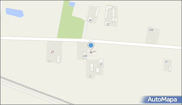 Osiek-Włostybory, Osiek-Włostybory, 44, mapa Osiek-Włostybory