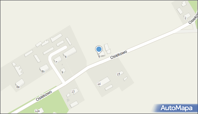 Osiekowo, Osiekowo, 5, mapa Osiekowo