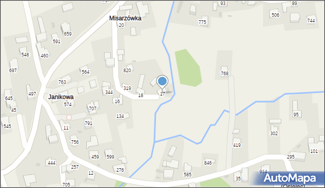 Osielec, Osielec, 17, mapa Osielec