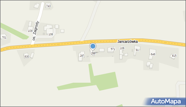 Osielec, Osielec, 299, mapa Osielec