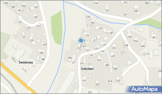 Osielec, Osielec, 310a, mapa Osielec