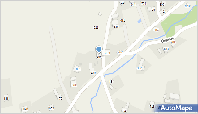 Osielec, Osielec, 465, mapa Osielec