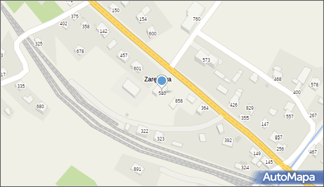 Osielec, Osielec, 540, mapa Osielec