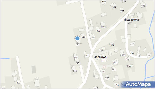 Osielec, Osielec, 697, mapa Osielec