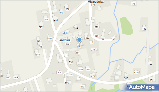 Osielec, Osielec, 707, mapa Osielec