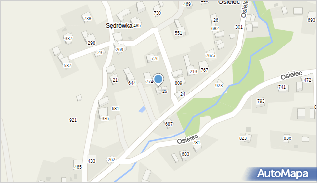 Osielec, Osielec, 788, mapa Osielec