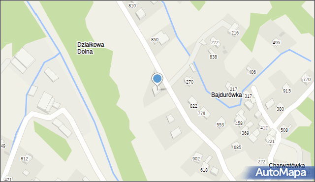 Osielec, Osielec, 801, mapa Osielec