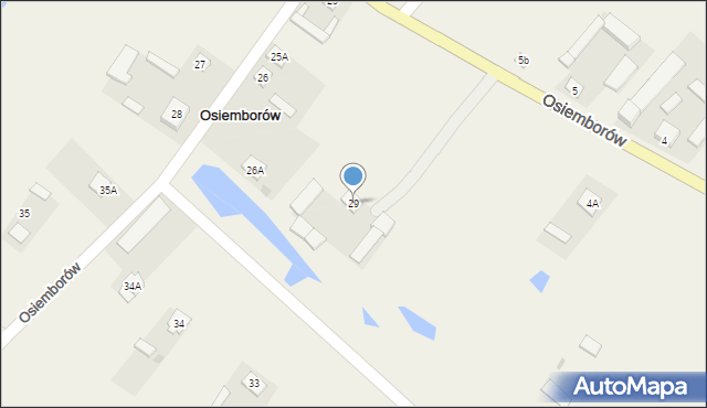 Osiemborów, Osiemborów, 29, mapa Osiemborów