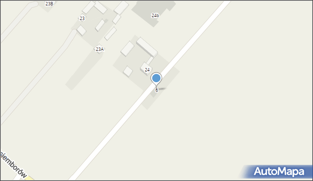 Osiemborów, Osiemborów, 6, mapa Osiemborów