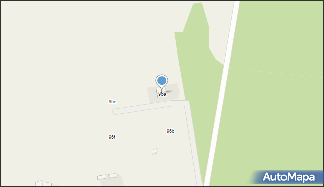 Osina, Osina, 96a, mapa Osina