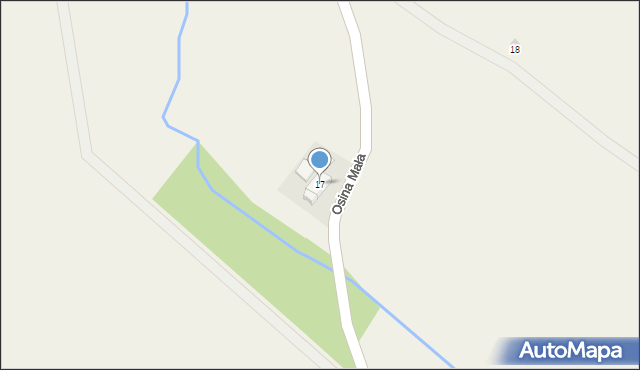 Osina Mała, Osina Mała, 17, mapa Osina Mała