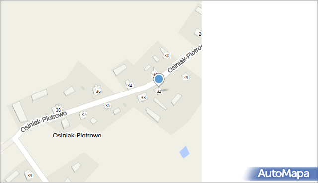 Osiniak-Piotrowo, Osiniak-Piotrowo, 32, mapa Osiniak-Piotrowo